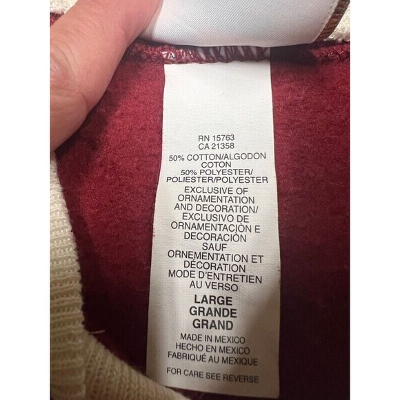 Vintage 90s Morning Sun Kittens Cats Fall Leaves Sweatshirt Size Large - Picture 4 of 7